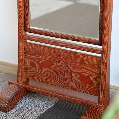 楽天市場】江戸指物 姿見 伝統工芸品 ミラー アッシュ : MUKU工房