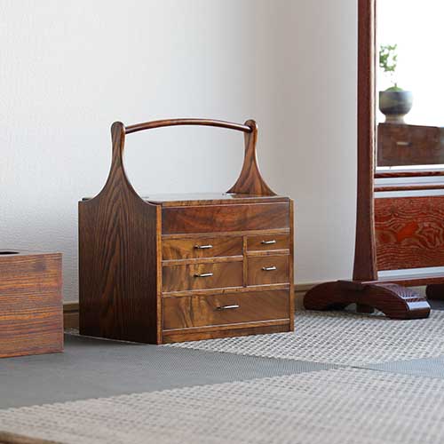 楽天市場】江戸指物 手提針箱 伝統工芸品 小物入れ アッシュ