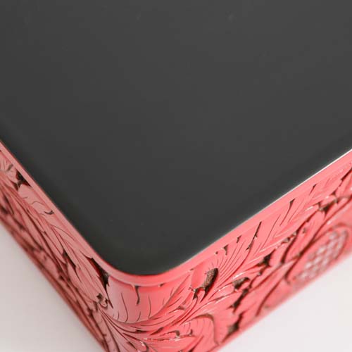 楽天市場】村上木彫堆朱 藤井漆工 文庫 伝統工芸品 小物入れ