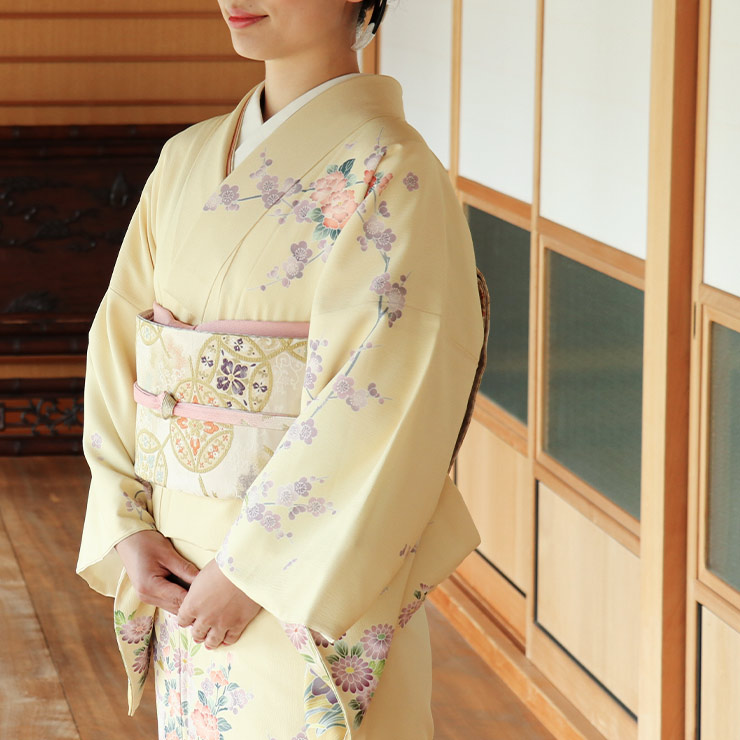 礼装用六通袋帯正絹訪問着付下