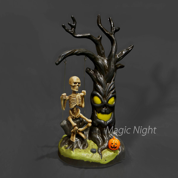 楽天市場】ムービングブランコ スケルトン【ハロウィン 怖い ホラー