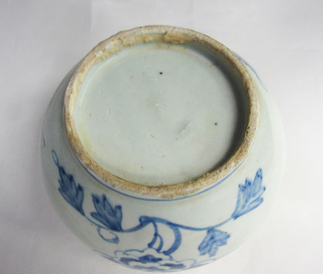 楽天市場】李朝 青花 菊花文壺 古美術 朝鮮 高さ10cm 韓国 染付 小壺