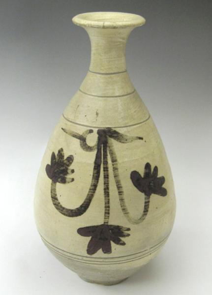 楽天市場】鶏龍山 粉青沙器 鉄絵刷毛目徳利 H28.5cm 韓国 花瓶 李朝