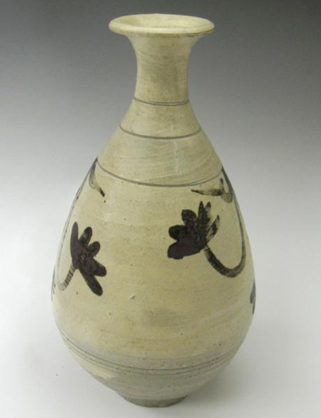 楽天市場】鶏龍山 粉青沙器 鉄絵刷毛目徳利 H28.5cm 韓国 花瓶 李朝