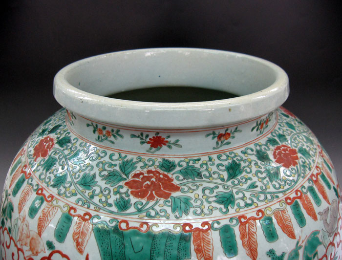 楽天市場】景徳鎮 嘉靖赤絵五彩動物文壺 高さ約46cm 中国 陶磁器 花瓶