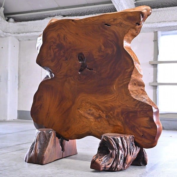 欅 一枚板 衝立 無垢 天然木 大型 ケヤキ 間切り パーテーション 和家具