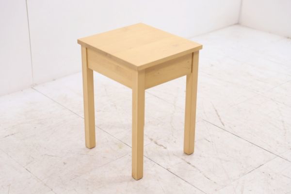 楽天市場】無印良品 バーチ無垢材 サイドテーブル ナイトテーブル 花台