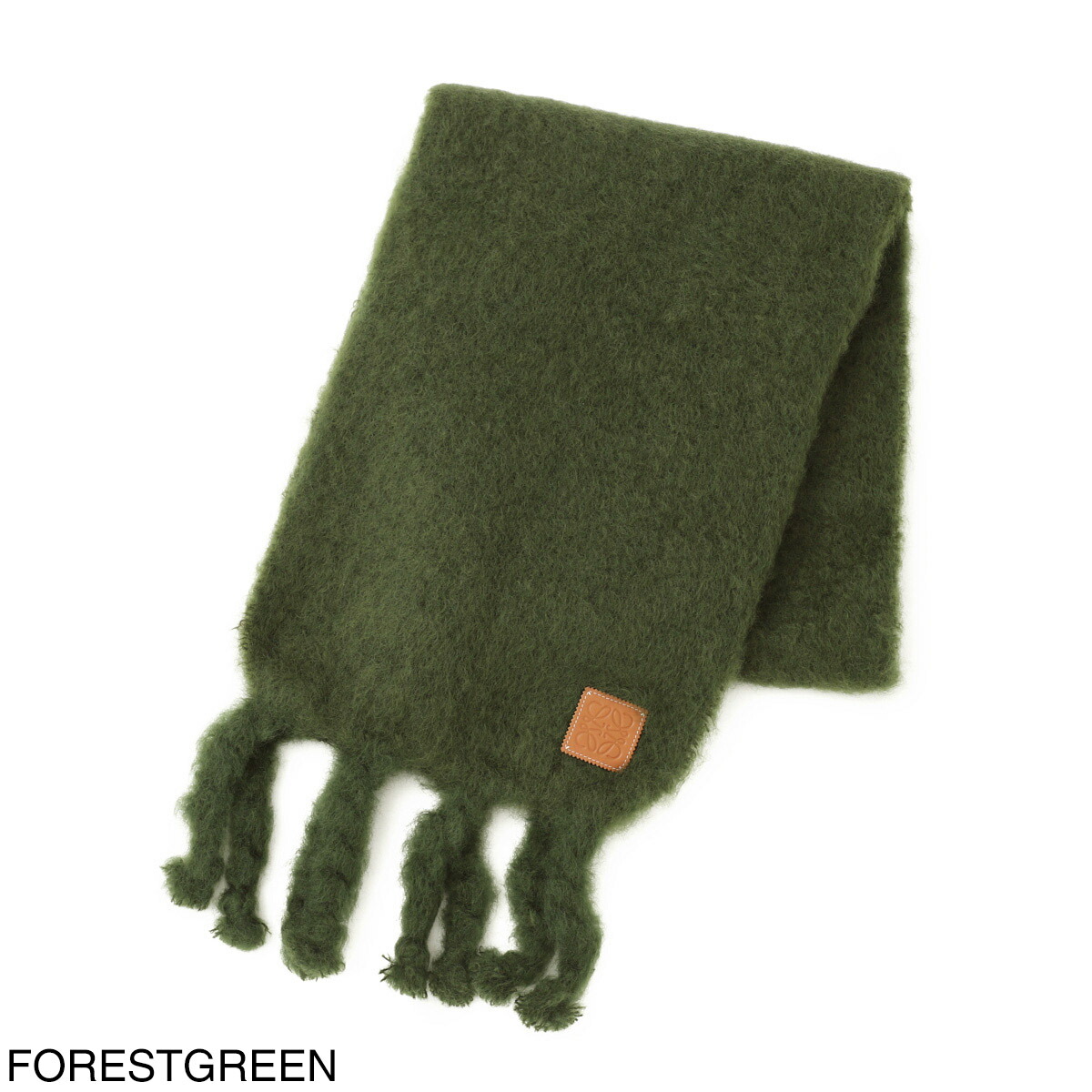 楽天市場】ロエベ LOEWE マフラー スカーフ グリーン レディース