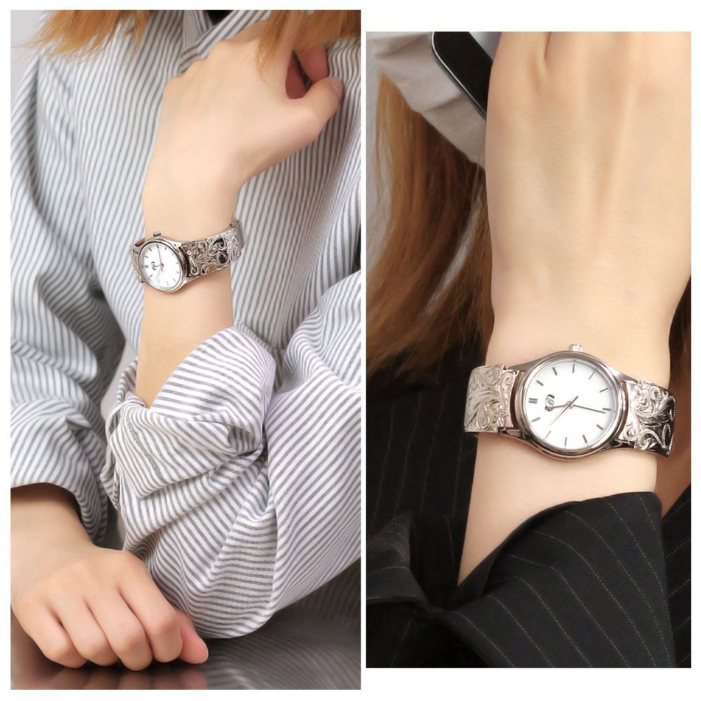 楽天市場】腕時計 名入れ刻印無料 誕生石入れ可(有料) シルバー925