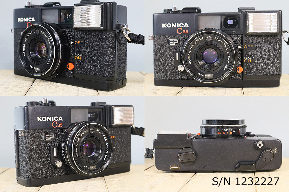 Konica C35 flash matic イエロー【整備済完動品】 Konica C35 flash