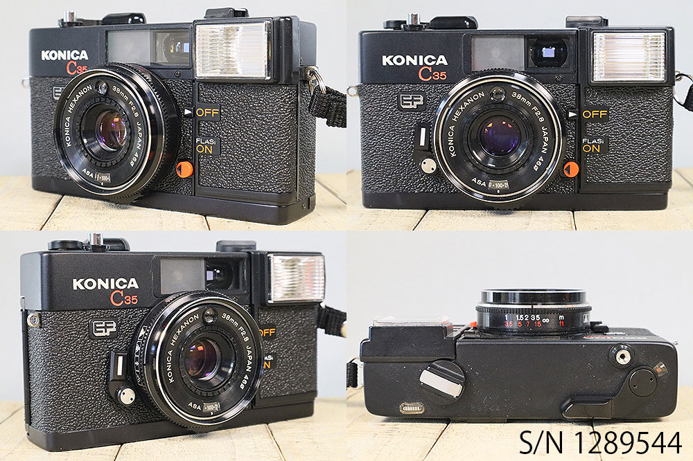 429-1- KONICAコニカC35EF ピッカリコニカ 分解整備済完動美品 429-1