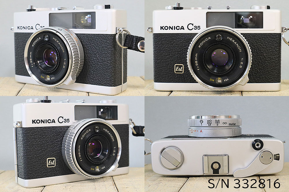楽天市場】【整備済】【保証付 】 コニカ KONICA C35 E&L S/N 332816