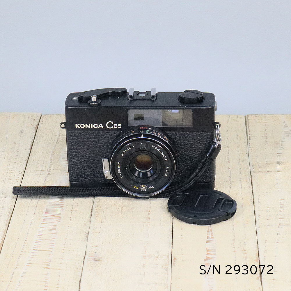 楽天市場】【整備済】【保証付 】 コニカ KONICA C35 ブラック S/N