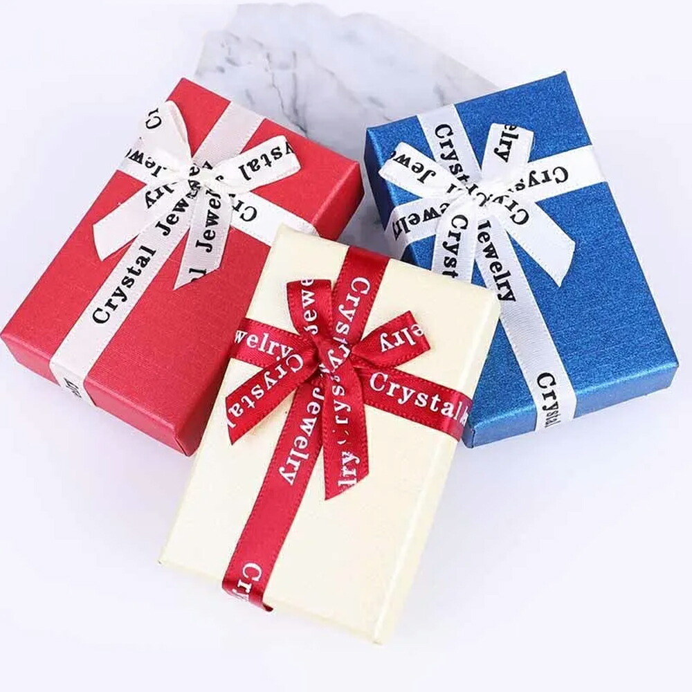 楽天市場】クリスタルジュエリーリボンラッピングボックス(5cmx8cm) 1