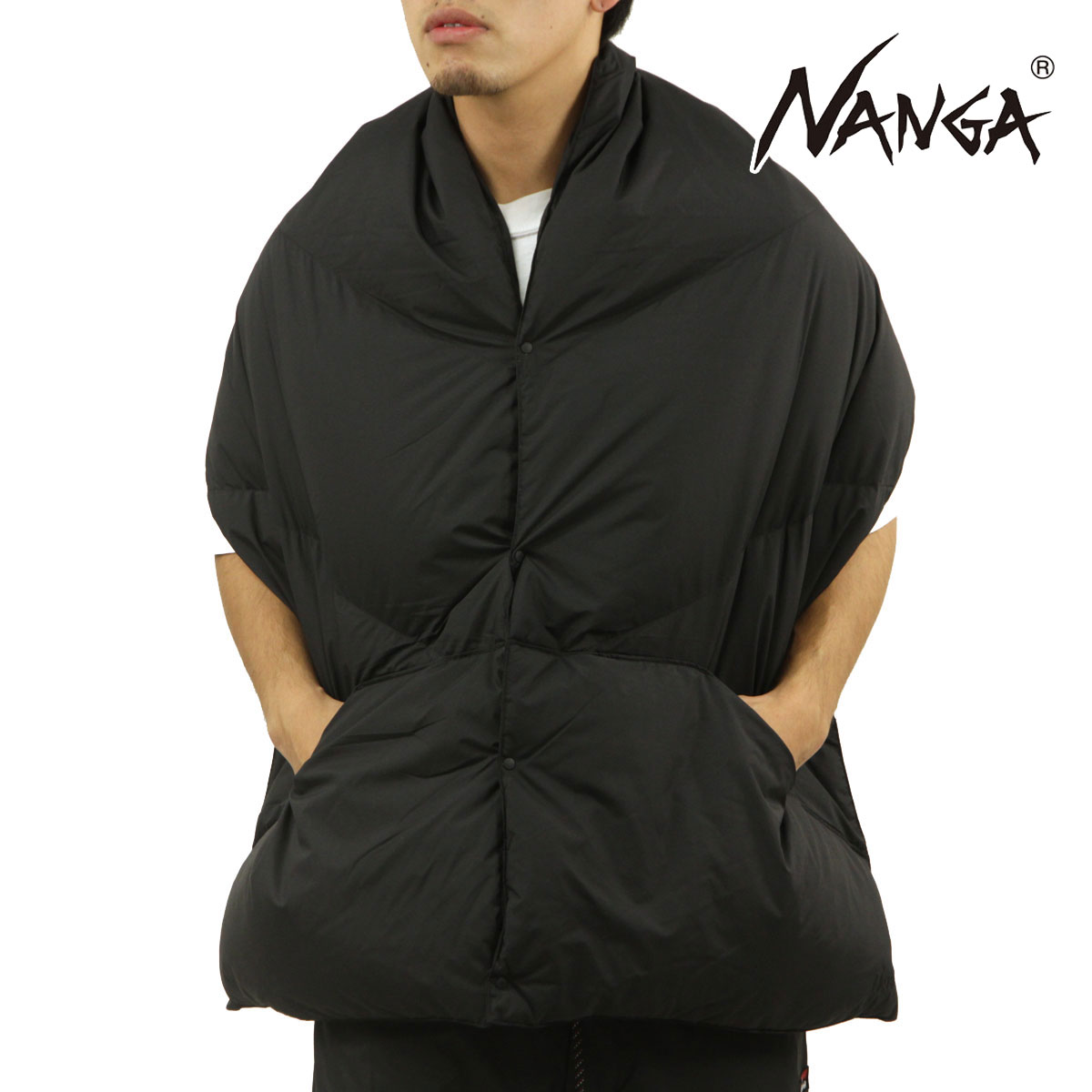 楽天市場】ナンガ メンズ レディース ダウン ポンチョ マフラー 正規