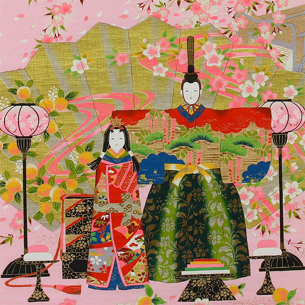 楽天市場】【2/4〜2/10は全品ポイント2倍】友禅和紙タペストリー 立雛