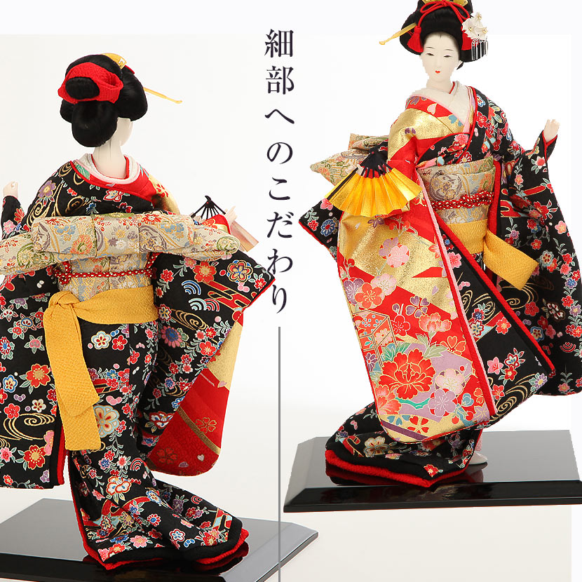 楽天市場】日本人形 8号 寿喜代 極上友禅 寿 麗 尾山 御所 舞踊 人形