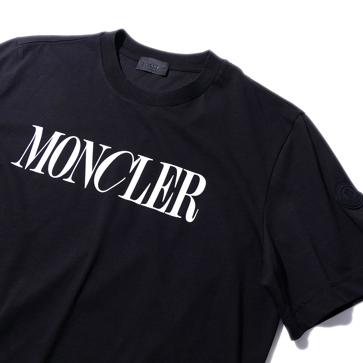 楽天市場】モンクレール Tシャツ 8C00031 999ブラック MONCLER メンズ