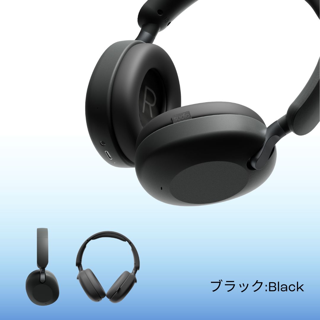 美品 SUDIO K2 Pro ブラック ワイヤレスヘッドホン 付属品完備 Sudio