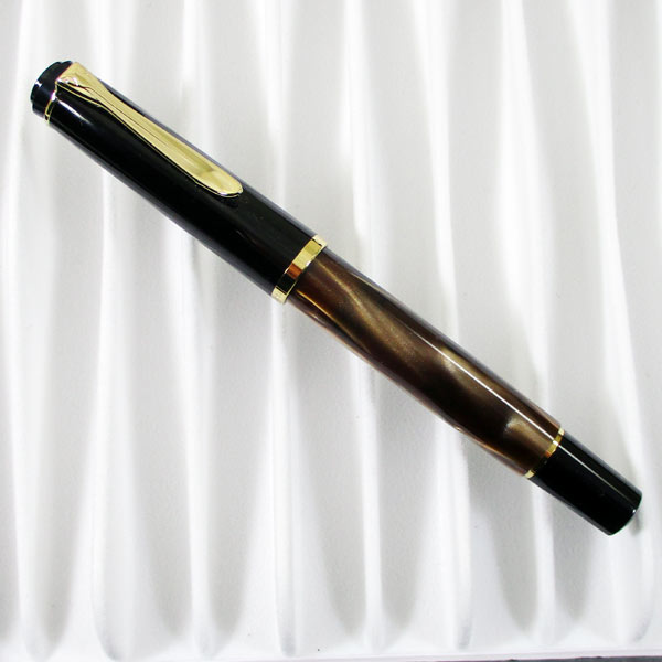 楽天市場】送料無料 ペリカン万年筆 クラシックM200 マーブルブラウン