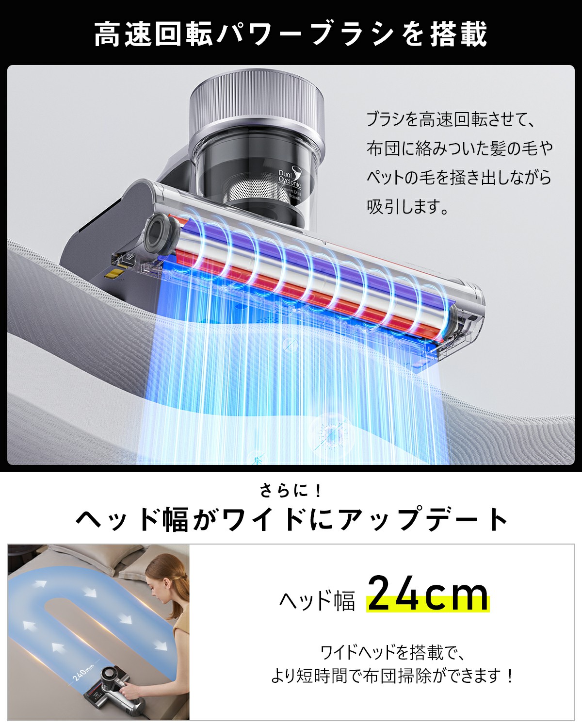 楽天市場】【お買い物マラソン☆19,999円→17,999円】布団クリーナー
