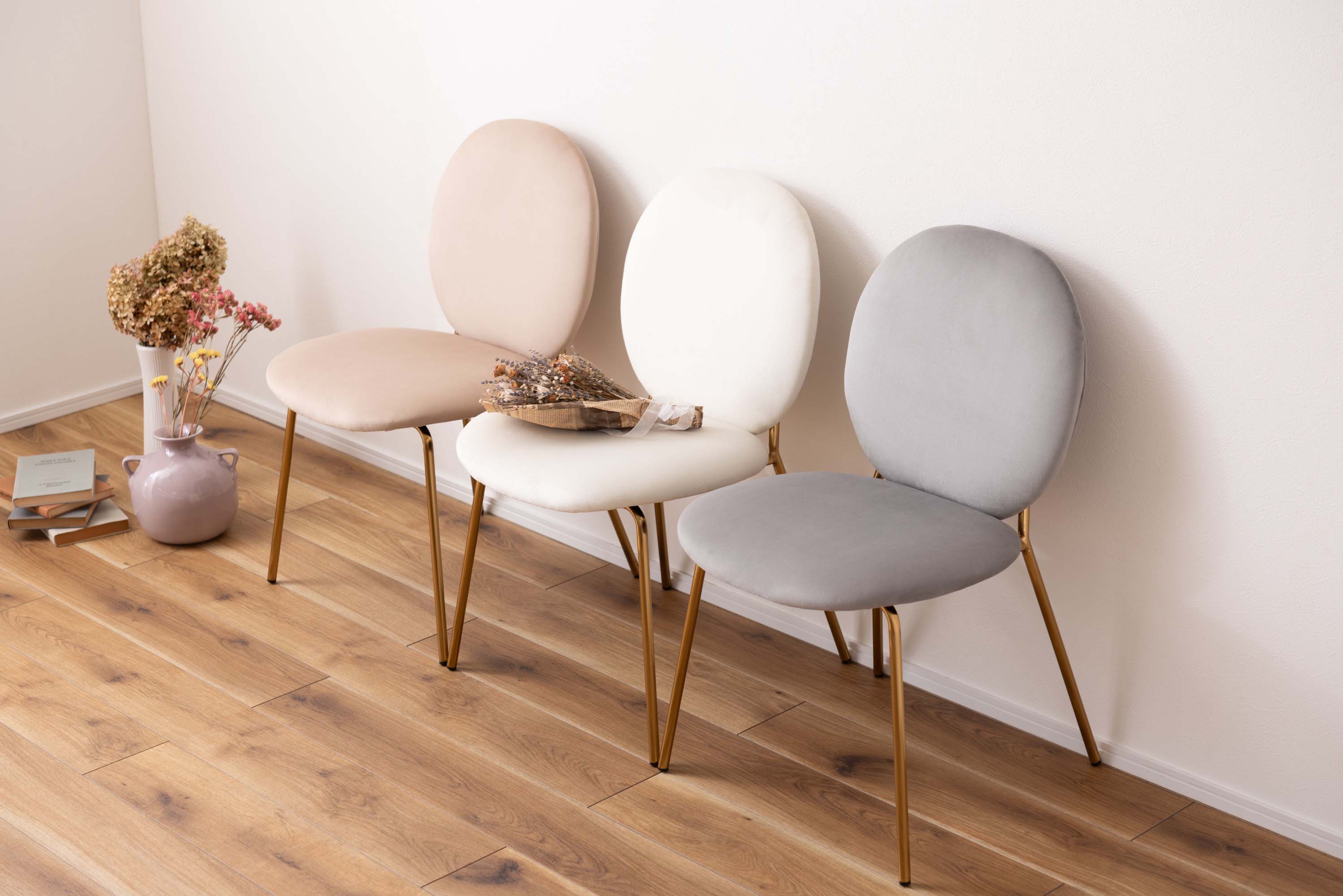 楽天市場】チェア 椅子 イス ダイニング ベロア調 アンティーク