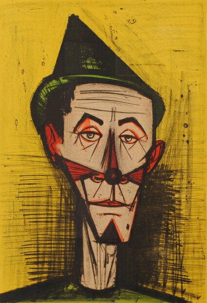 ベルナール・ビュッフェ「道化師ジョジョ」 ベルナール ビュッフェ