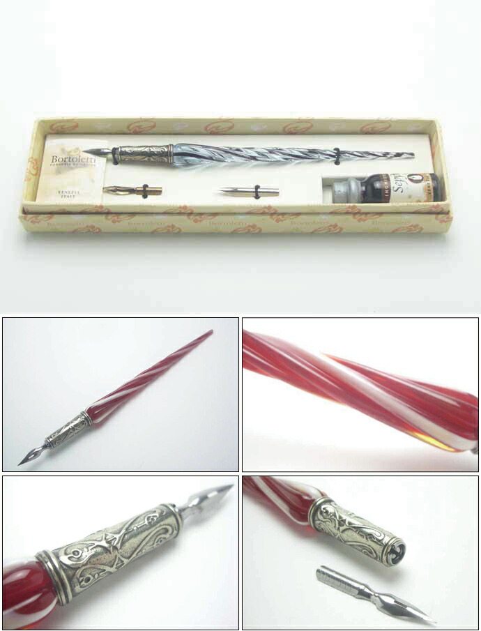楽天市場】【イタリア製】【ガラスペン軸】ボルトレッティ Bortoletti
