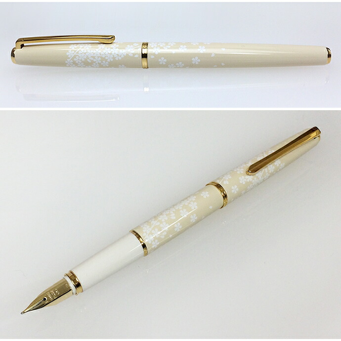 楽天市場】PILOT 万年筆 レディホワイト サクラ / モミジ ペンケース