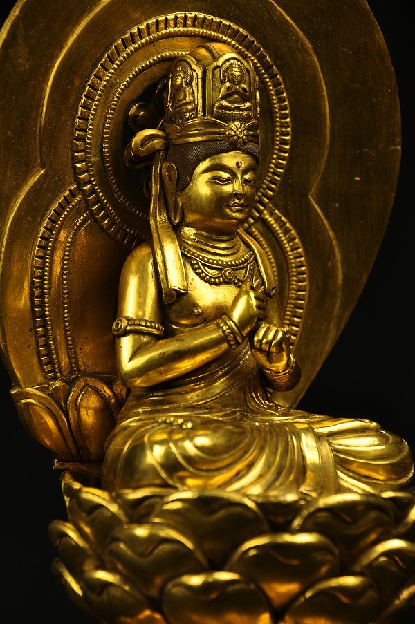 楽天市場】大日如来 銅造鍍金彫金仕上げ : 仏像仏画チベット美術卸の天竺堂