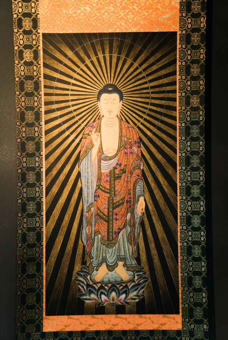 楽天市場】阿弥陀如来 仏画掛け軸（半切サイズ） : 仏像仏画チベット