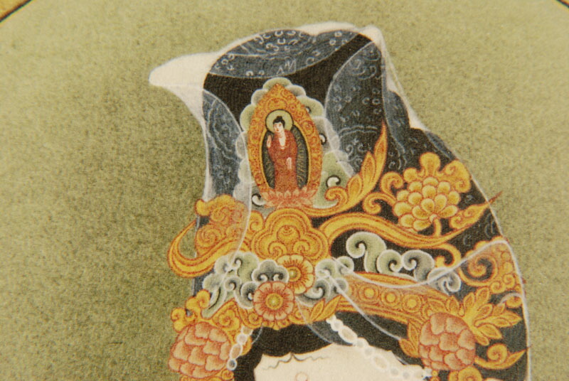 楽天市場】観音菩薩 仏画掛け軸（半切サイズ） : 仏像仏画チベット美術