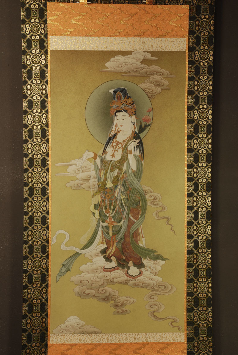 栂尾高山寺 国宝 仏眼仏母像」複製掛軸 便利堂 1幅|