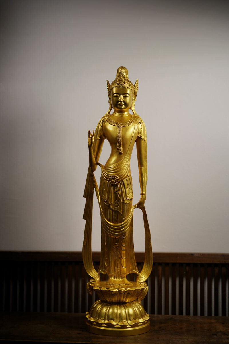 鍍金仏座像 中国古玩 仏教美術 仏像 佛 置物 骨董品 時代品 美術品