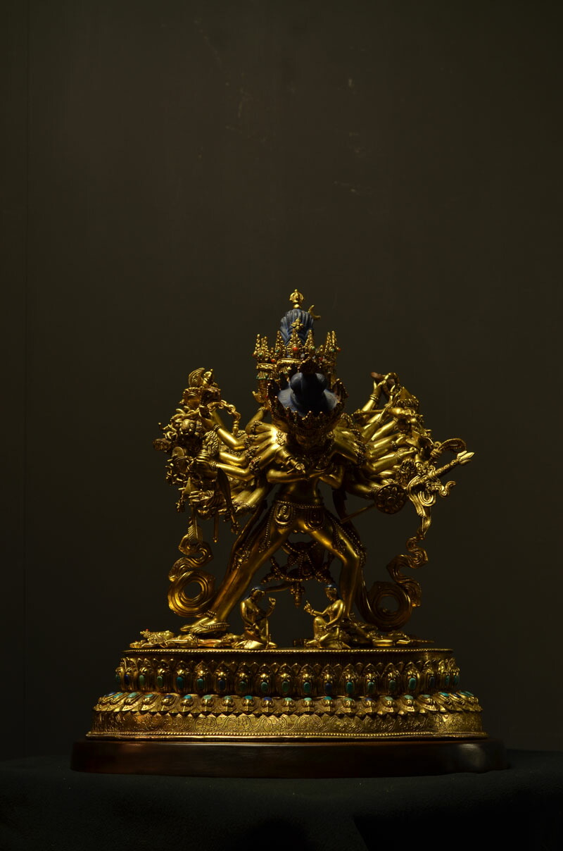 楽天市場】カーラチャクラ（時輪金剛）銅造鍍金彫金仕上げ : 仏像仏画