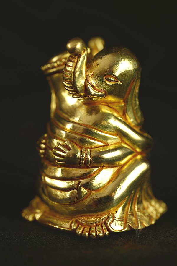 楽天市場】聖天（歓喜天）銅造鍍金彫金仕上げ : 仏像仏画チベット美術