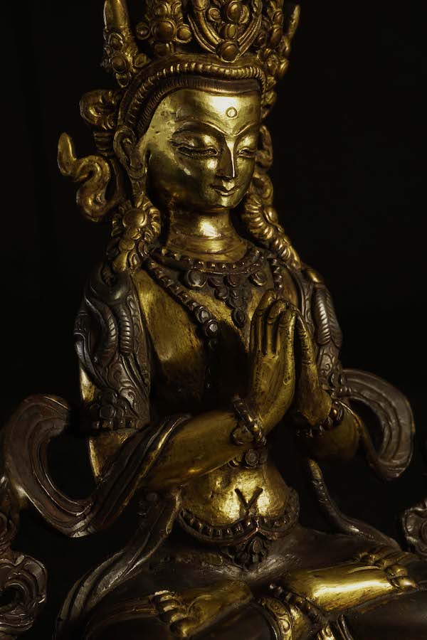 仏教美術 仏像 送子観音菩薩銅像 銅製品 工芸 品置物 仏教美術 仏像