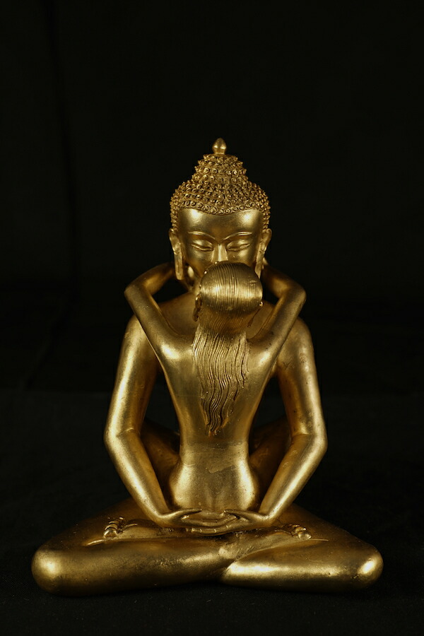楽天市場】歓喜仏（ヤブユム）銅造金色 : 仏像仏画チベット美術卸の天竺堂