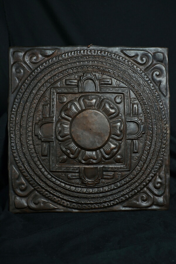 楽天市場】曼荼羅 銅板打ち出し彫金仕上げ : 仏像仏画チベット美術卸の