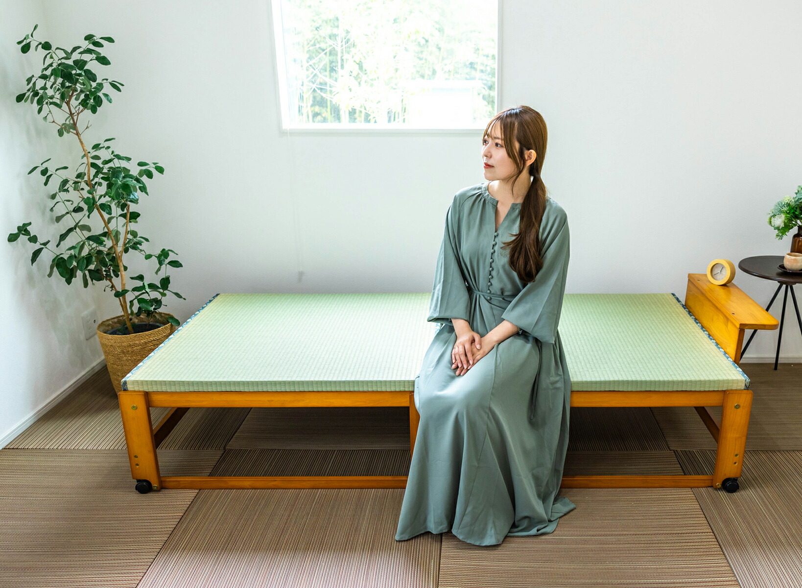 中居木工 木製 折りたたみベッド シングルサイズ 2019年製 【公式通販】
