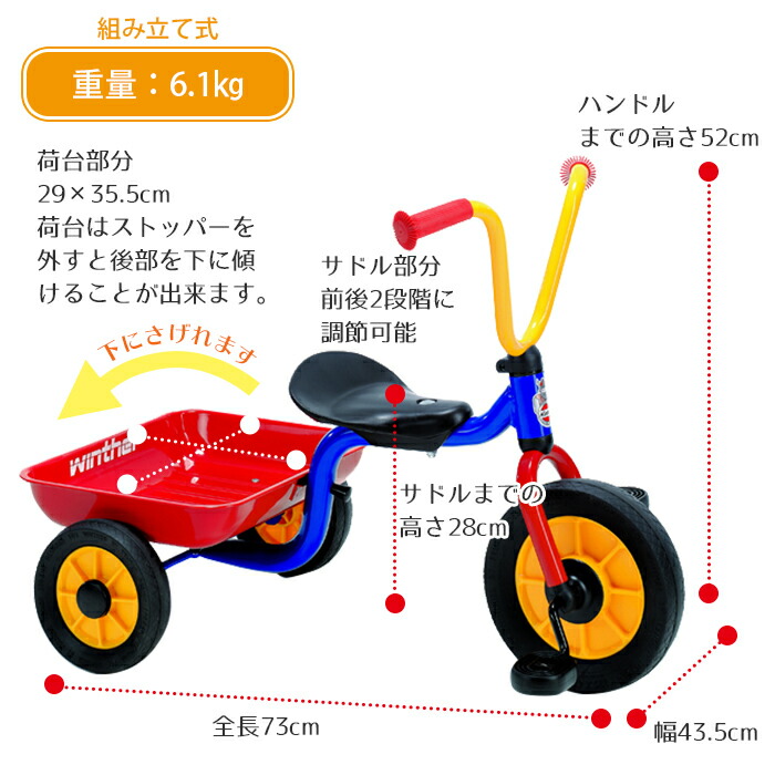 楽天市場】【送料無料】 ボーネルンド ペリカンデザイン三輪車 V