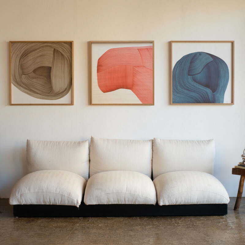 楽天市場】ロナン ブルレック ドローイング 5 アート ポスター 67.5x67