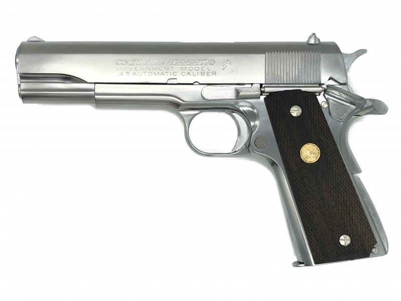 超希少！スズキ製作所ABS樹脂製モデルガン コルトガバーメント銀SPG 合法品