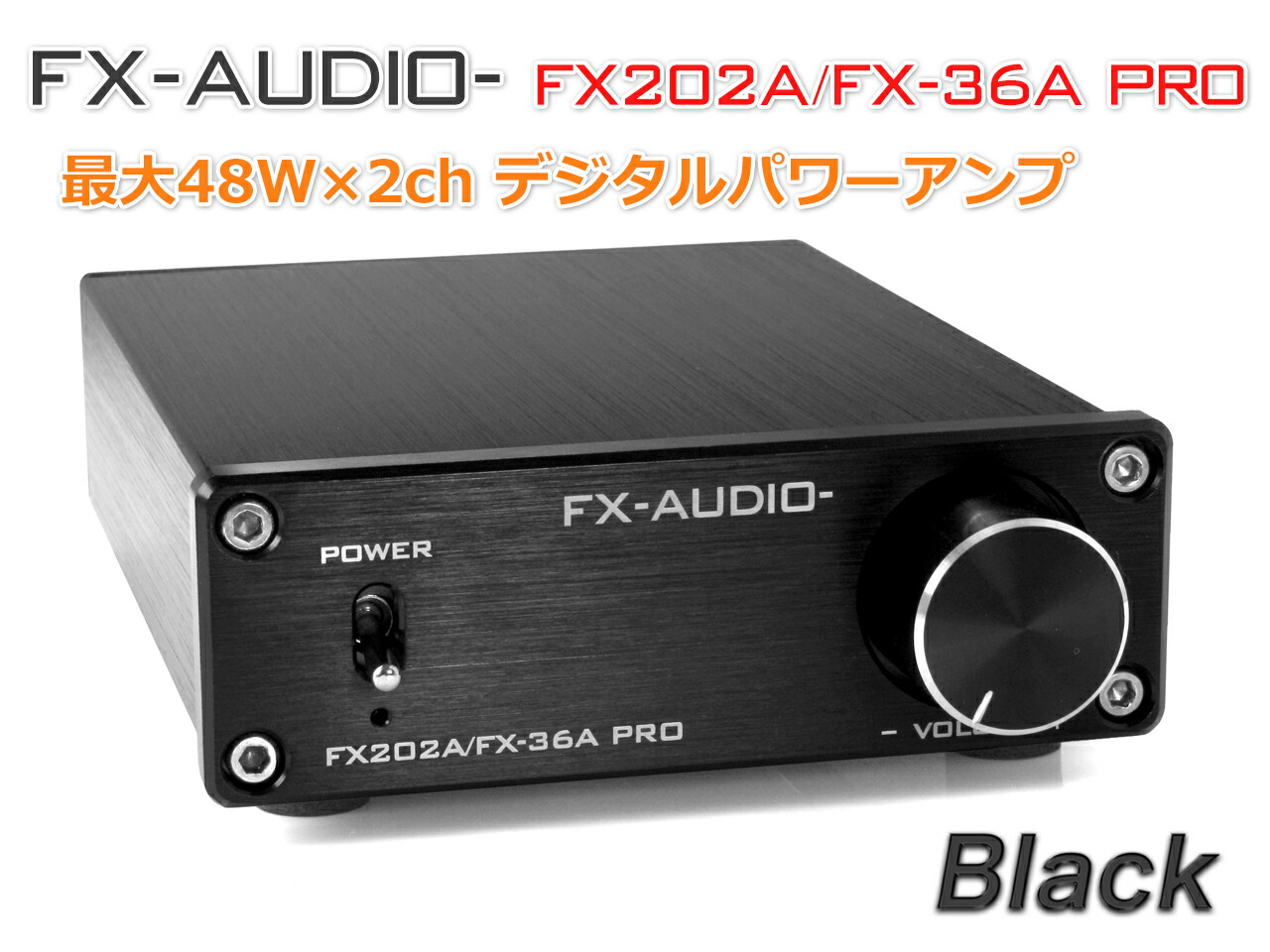 楽天市場】送料無料 FX-AUDIO- FX202A/FX-36A PRO [ブラック