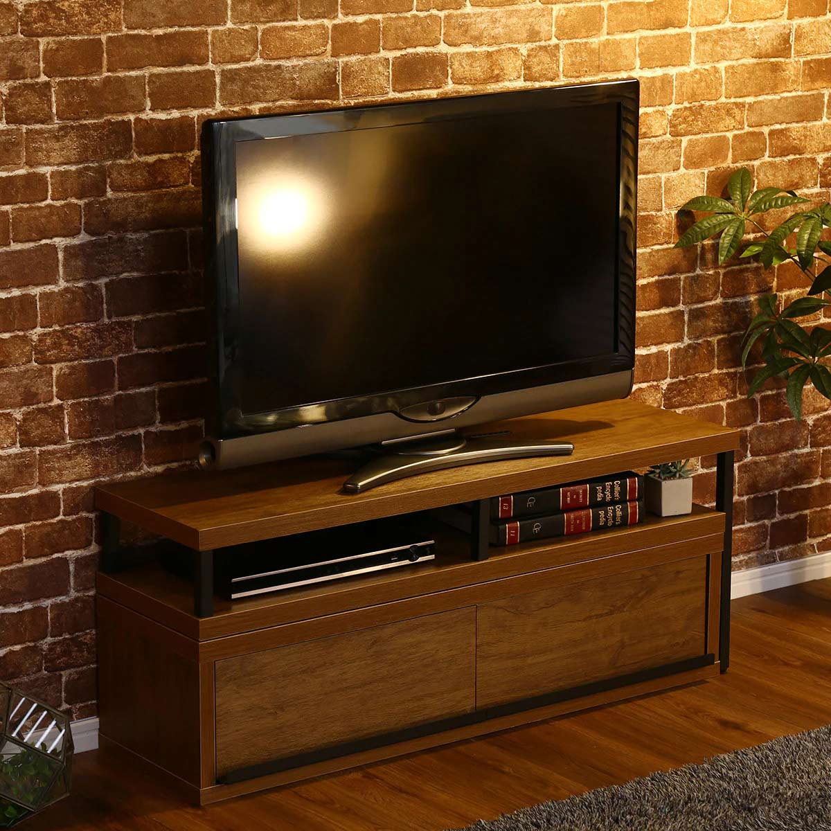 楽天市場】ヴィンテージテイストの伸長式テレビ台 （ローボード100