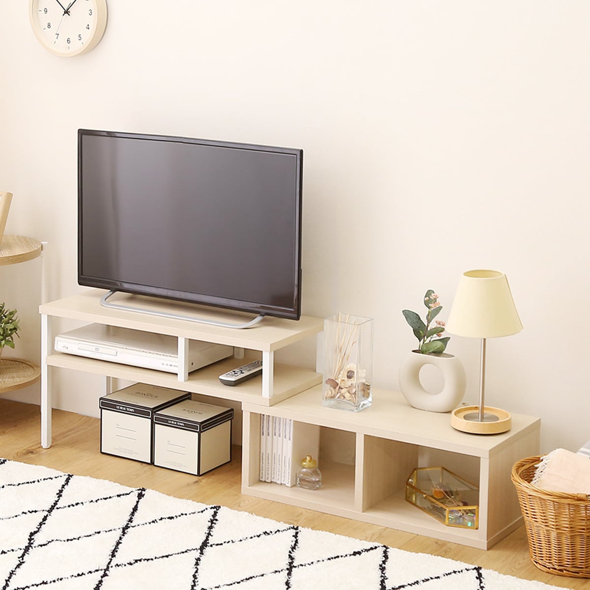 楽天市場】さわやかな伸縮テレビ台 （WOK） ニトリ メーカー直送・送料