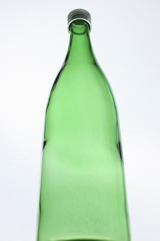 楽天市場】酒瓶 ふた付 1本入【ロングS720 グリーンびん 丸瓶
