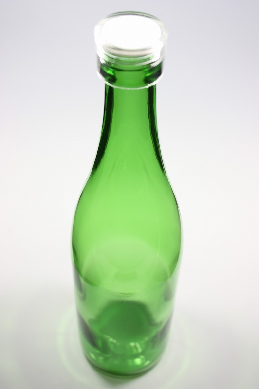 楽天市場】酒瓶 ふた付 1本入【ロングS720 グリーンびん 丸瓶