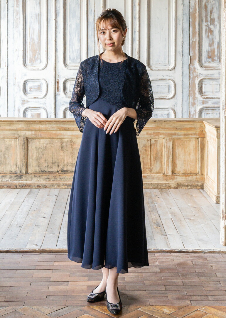 楽天市場】セットアップ ロングドレス ワンピース ボレロ フォーマル