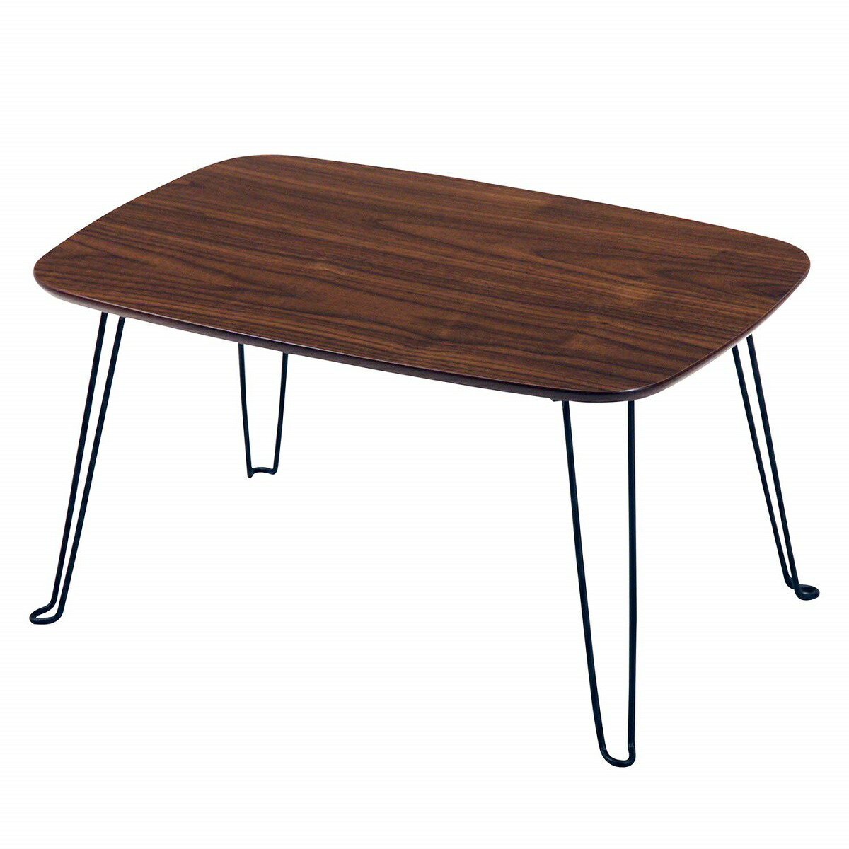 楽天市場】折りたたみ ローテーブル 幅60cm ダークブラウン 92245 不二